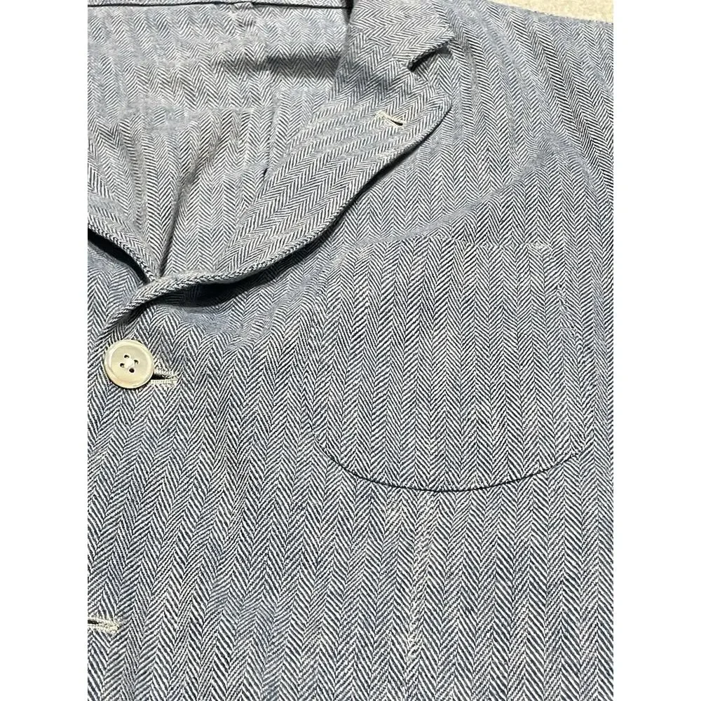 Scott James Adrian Blazer Blue Size 56 L XX-LARGE Long 3 Button 21x31”